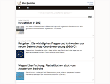 Tablet Screenshot of der-postillon.com